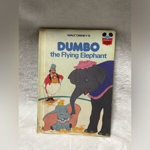 Vintage Dumbo the Flying Elephant Walt Disney 1st edition Hardcover Book